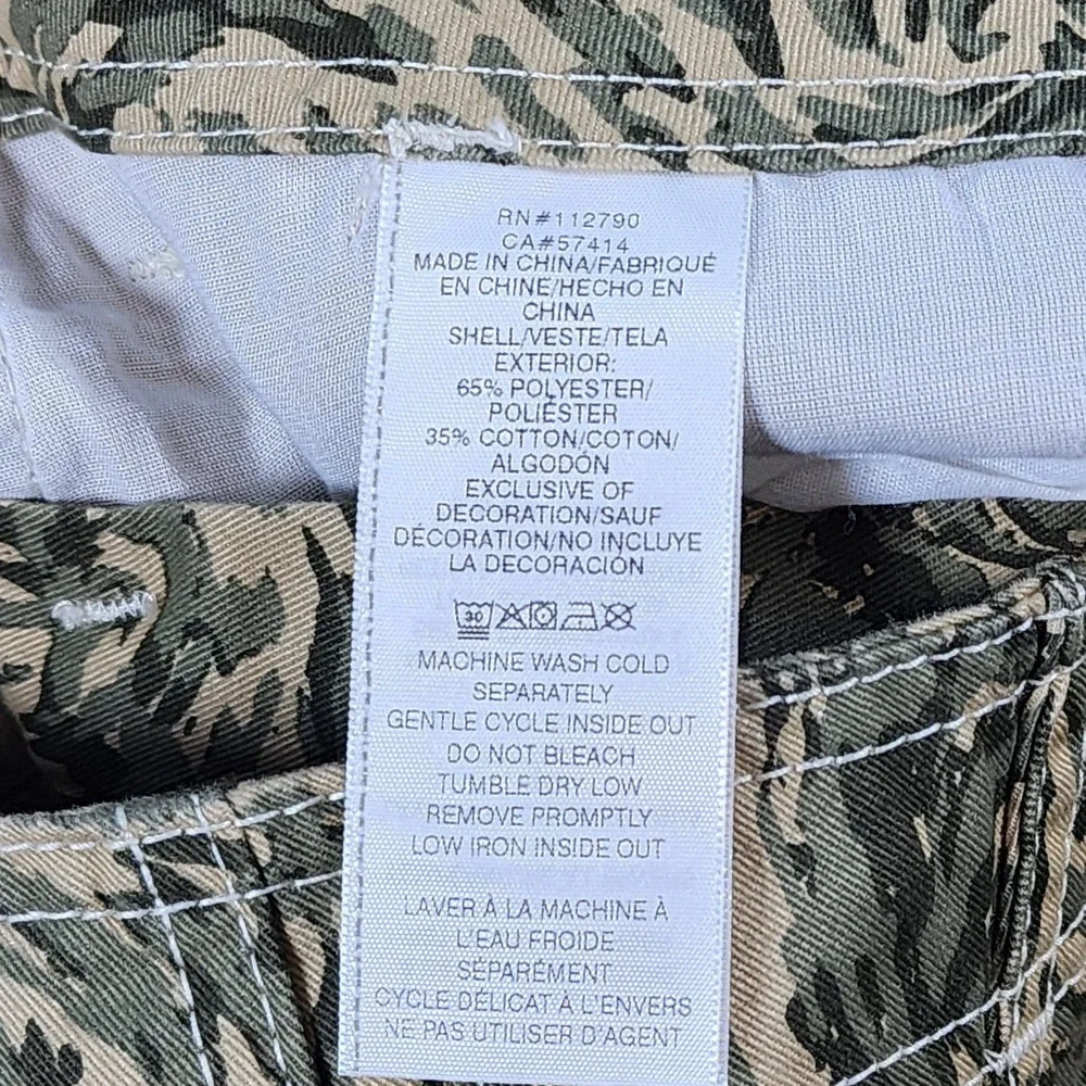 True Religion Men's  Camo SN Cargo Pants Streetwear Workwear‎ Size 30 NWT